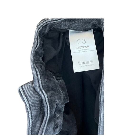 Mother faded black striped jeans 28 - Picture 4 of 4